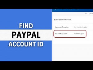How do I find my PayPal Account ID?