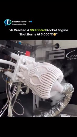 Daily Facts 🌐 on Instagram: "Step into the future of rocket science where artificial intelligence is not just a tool, but the architect. This rocket engine wasn’t drafted or fine-tuned by human hands; it’s the brainchild of AI, designed from the ground up using the principles of physics. Meet LEAP 71’s NEURON 20 kN aerospike rocket engine, as showcased by YouTuber Intezga. Rather than following traditional methods where engineers draft CAD models, LEAP 71 leverages a sophisticated AI system tha