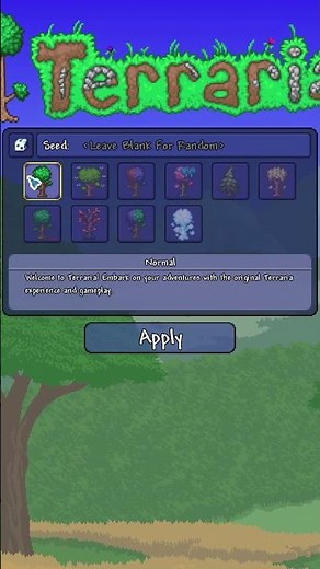 There's a new Seed feature in Terraria1.4.5! #bluejaytgaming #terraria #gaming