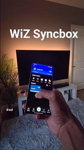The WiZ Syncbox syncs your lights to what's on screen
