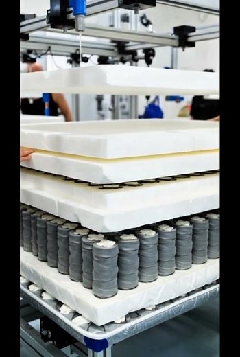 Mattress Factory Tour | How Mattresses Are Made Step by Step #mattressticking #orthomattress #семья