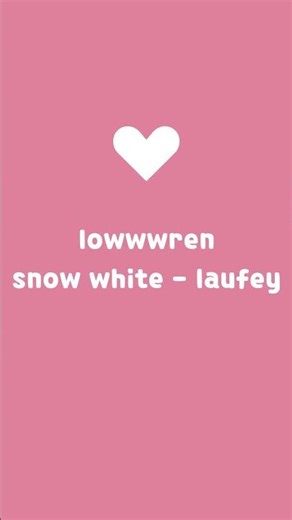 Snow White - Laufey Cover (Cover by lowwwren)