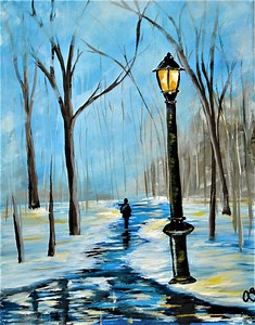 Adult Painting Kit - Acrylic Painting Kit - DIY Paint Kit - Sip and Paint - DIY Crafts Kit - Let's Take A Stroll Acrylic Painting Kit - Etsy