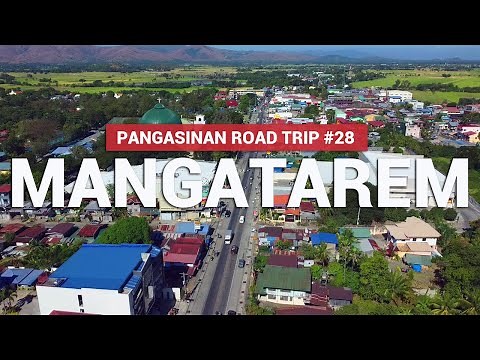 MANGATAREM Pangasinan Road Trip No. 28 | Aerial View Driving Tour | Philippines
