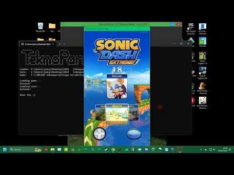 SONIC DASH EXTREME - ROUGE -all courses easy medium hard - 4k uh arcades teknoparrot 2024