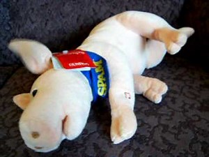 GUND ARNOLD TALKING, MOVING, SNORING PIG