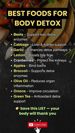 10 Foods for Body Detox