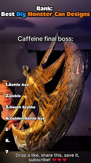 Rank: Best Diy Monster Can Designs✨🥤#diy##satisfying #viral #monster #creative #monsterenergy