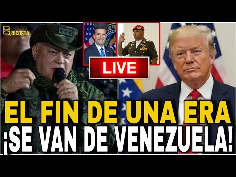 ÚLTIMA HORA 🔴 ¡EL FIN DE UNA ERA! SE VA LA INTELIGENCIA CUBANA Y ENTRA LA CIA EN VENEZUELA