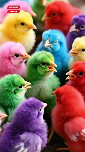 Colorful Baby Chicks