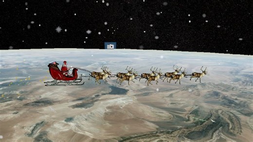 Follow Santa's sleigh with NORAD's Santa Tracker