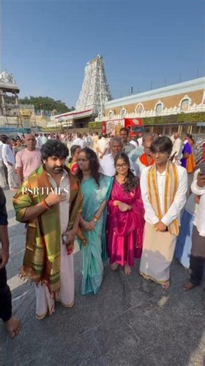 Choreographer Sekhar visits Tirumala | PSR Times