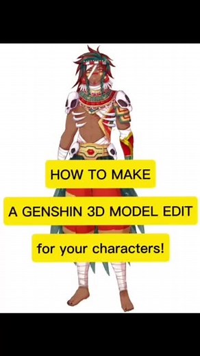 How to Make a Genshin OC 3D Model for Genshin Mods