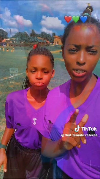 Fair play is a sure guarantee ❤️⚽ Your fav female referee 🥹 🫴