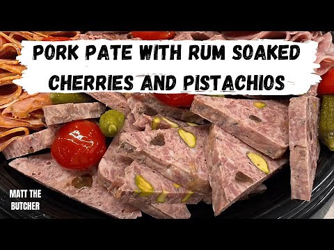 EASY PATE RECIPE with Cherry and Pistachios // Matt the Butcher