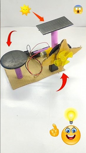 solar energy working model science project for science exhibition #scienceproject #shorts