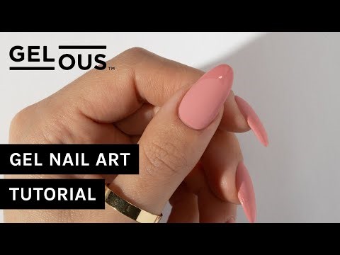 How to Get a Matte Manicure With Glossy French Tips | Gel Nail Art Tutorial | Gelous Gel Nail Polish