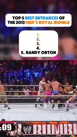 Top 5 Best Entrances of the 2013 Men's Royal Rumble