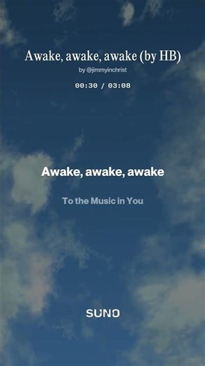 Awake, awake, awake (Sample from a song composed by HB)