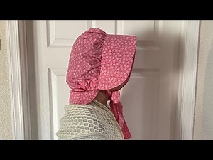 Prairie or Pioneer Bonnet pattern (make your own)and instructions for adult and child sizes