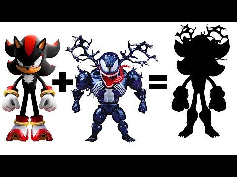 Shadow the Hedgehog & Venom Fusion | Marvel x Sonic Mashup