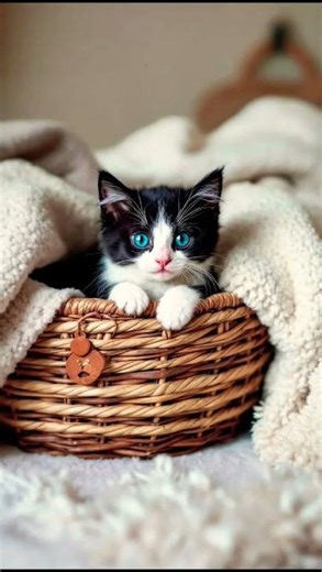 Котёнок из корзины #shorts #citte #kitten #cat #наталият