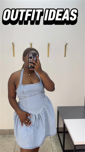 Cute denim dress try on haul #Thefix #creatorsearchinsights #fypシ゚viral🖤tiktok