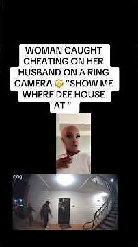 NEIGHBOR CAUGHT A WIFE CHEATING ON HER HUSBAND ON HER RING DOOR CAMERA ￼