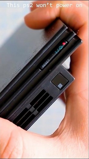 Fixing a PS2 that won’t turn on