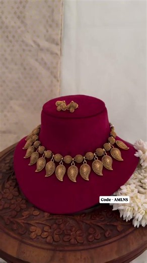Traditional South Indian Bridal Jewelry | Premium Temple Style Necklace with Earrings