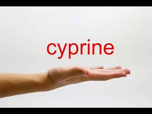 How to Pronounce cyprine - American English