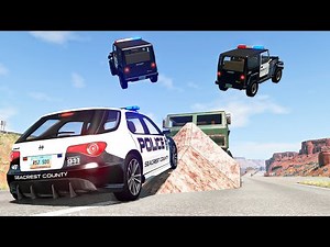 Police Car Chases #28 - BeamNG DRIVE | SmashChan