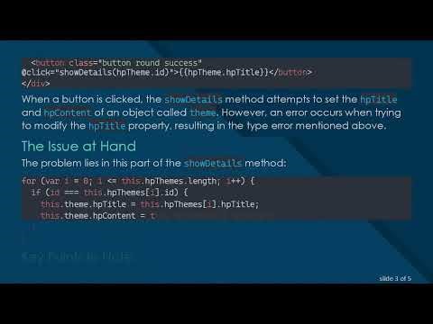 Solving the TypeError: Cannot Set Property of Undefined in Vue.js