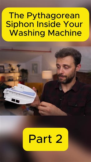 Pythagorean Siphon Inside Your Washing Machine #siphon #washing #explain #UK