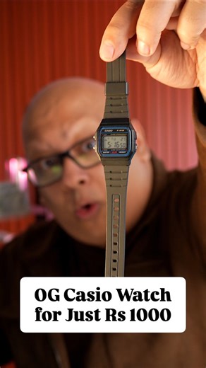 For a mere ₹1000, you get the legendary Casio! ⌚👑 A timeless classic! ✨ And the best part, if has 7 Years of Battery life! #amazon #gadget #flipkart #instagram #watchcollector | Techwiser