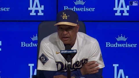Dave Roberts talks Dodgers outing against D-backs