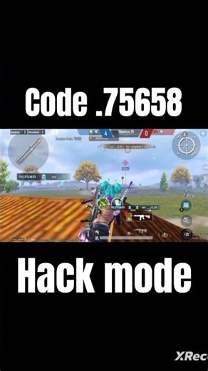 hack mode code 75658 #bgmi wow #shorsts