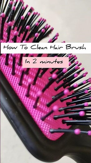 How To Clean Hair Brush Fast and Easy | Cleaning Tips | Tips & Tricks | Hair Brush Cleaning