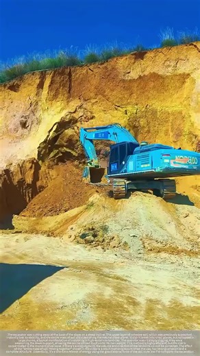 Excavator Causes Massive Hillside Collapse