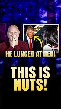 Trump just LUNGED at a reporter!