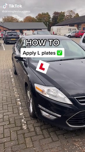 How to Apply L Plates to Your Car