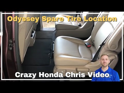 Where is the Honda Odyssey Spare Tire Location