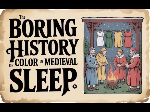 Boring History For Sleep | The Strange Role of Color in Medieval Clothing