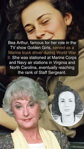 Bea Arthur: The Golden Girl Who Was Also a Marine #history #warstories #hollywoodactor
