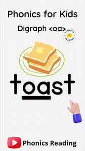 🌟 Exploring the 'oa' digraph with exciting words like 'coat', 'boast', and 'toast'. Phonics is an essential part of early literacy. ❤️Watch our reel, practice with your child, and see their reading skills soar. ❤️Visit the Phonics Reading YouTube Channel to watch more FREE phonics lessons. ⬇️Download the UptoSix Phonics PLUS app for interactive phonics learning. . .🚀📖 #PhonicsWithMsSam #Digraphs #ReadingForKids #EducationalReels #EarlyLearning | Phonics Reading