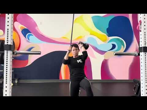 Half Kneeling Seesaw Row + Press