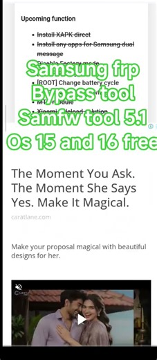 Samsung frp bypass tool free tool. Android 15/16 update samfw 5.1 new update latest security bypass