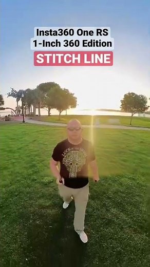Insta360 One RS 1-Inch 360 Edition: Stitch Line Tutorial🎥 #shorts #insta360 #tutorial