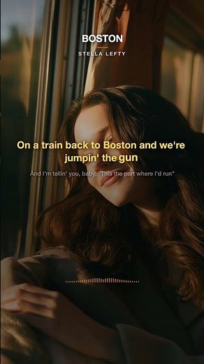 Stella Lefty - Boston (Lyrics) #Shorts