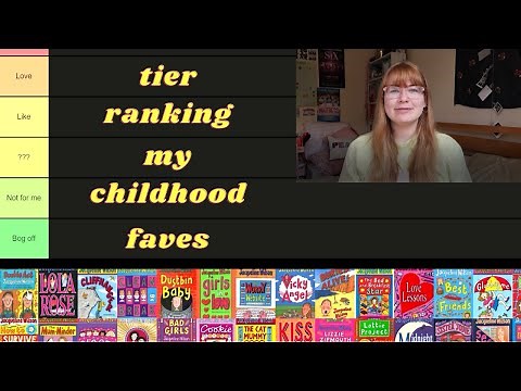 tier ranking every Jacqueline Wilson book I've ever read